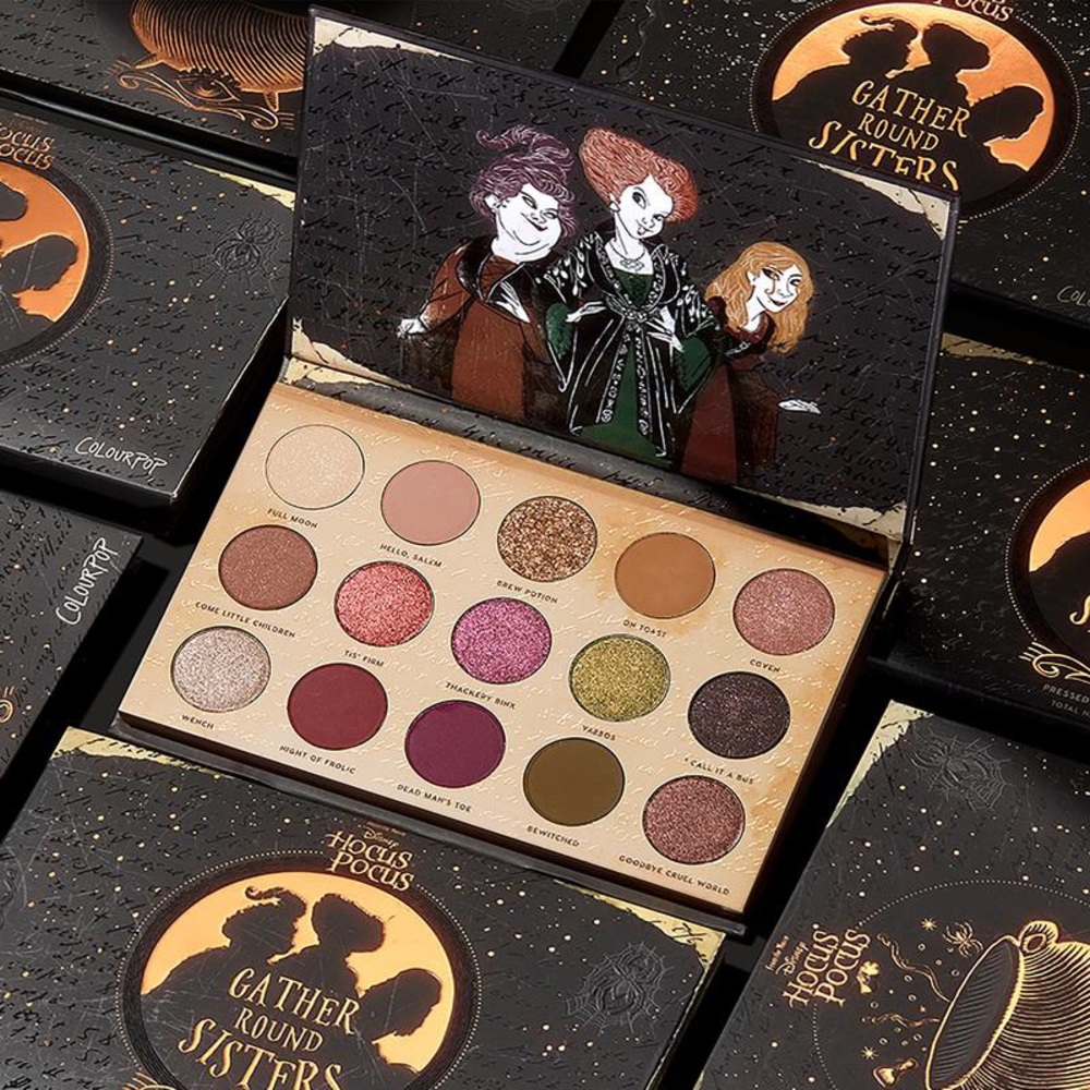 Hocus Pocus x Colourpop eyeshadow palette.